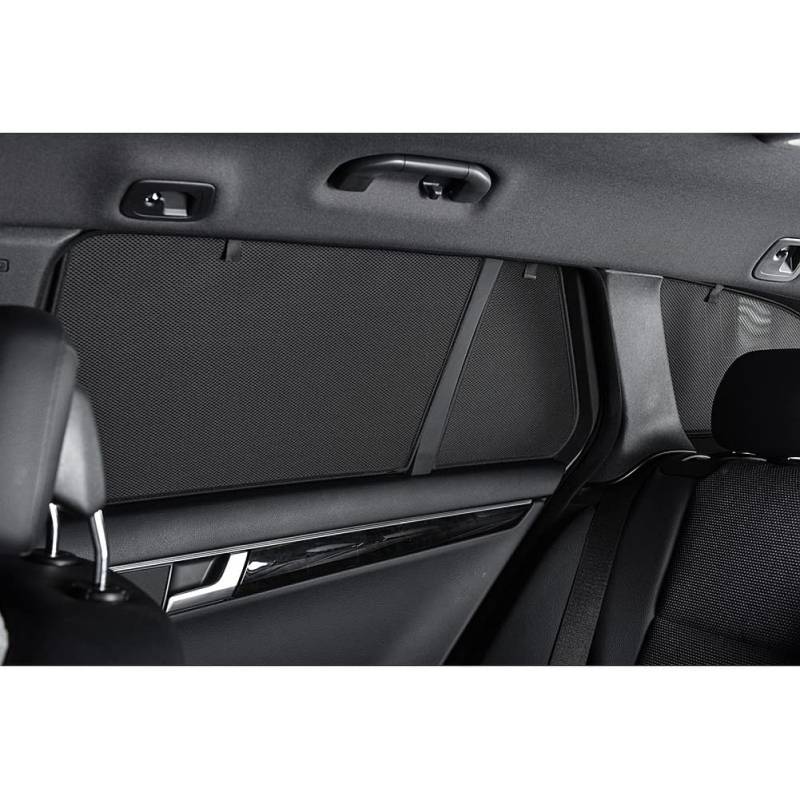 Satz Car Shades (Hintertüren) kompatibel mit Skoda Enyaq iV 2020- exkl. Coupe (2-teilig), Schwarz von CAR SHADES