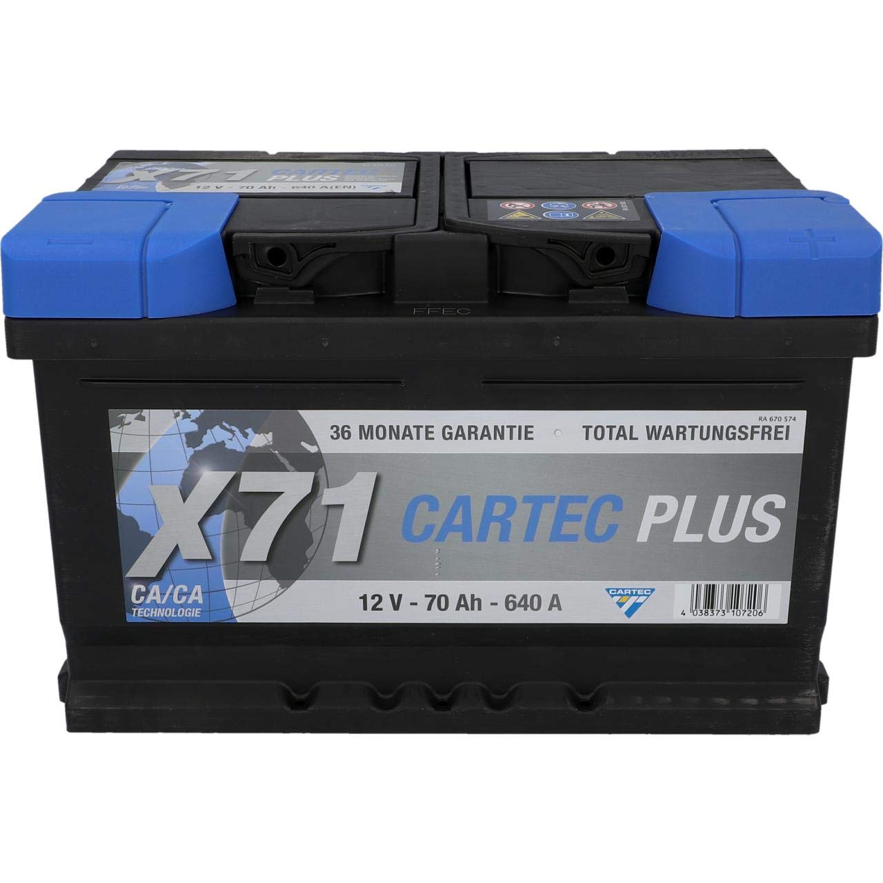 CARTEC Plus Starterbatterie Parent (70 Ah / 640 A) von Cartec