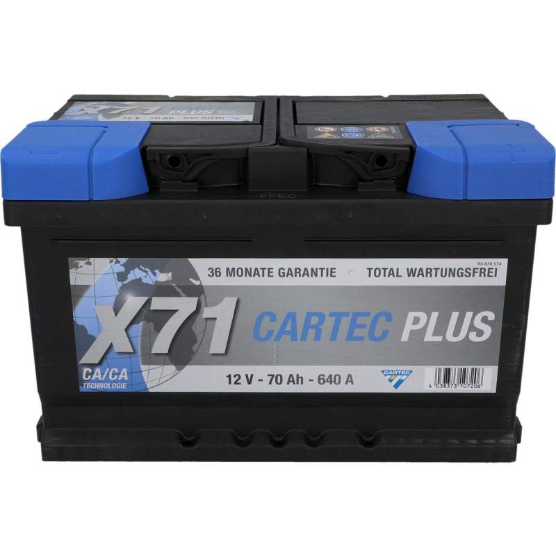 CARTEC Plus Starterbatterie Parent (70 Ah / 640 A) von Cartec