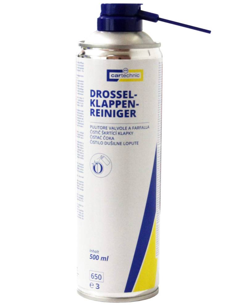 Cartechnic Drosselklappenreiniger Vergaserreiniger 500ml hochaktiv 2- und 4-Takt von CARTECHNIC