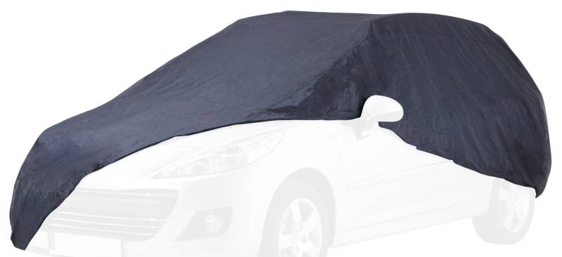 cartrend Vollgarage "New Generation", Auto Abdeckplane, wetterfeste, waschbare Abdeckung, Polyester blau, mit Aufbewahrungstasche, für Kombi, 493 x 209 x 152 cm von cartrend