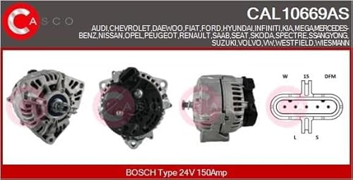 CASCO CAL10669AS Lichtmaschine Mercedes Trucks von Casco