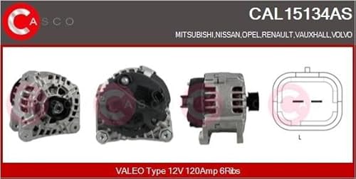 CASCO CAL15134AS Lichtmaschine Renault von Casco