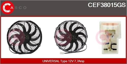 CASCO CEF38015GS Universal-Achsen-Elektrolüfter von Casco