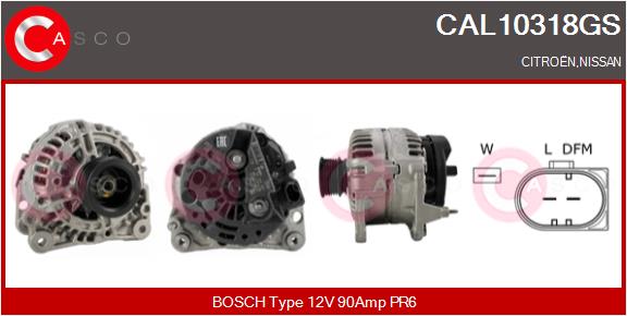 Generator Casco CAL10318GS von Casco