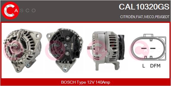 Generator Casco CAL10320GS von Casco