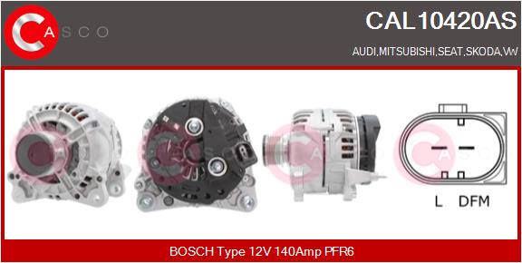 Generator Casco CAL10420AS von Casco