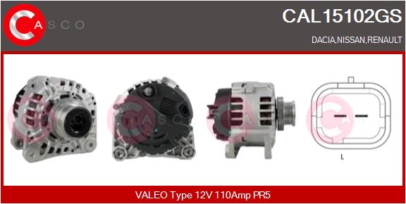 Generator Casco CAL15102GS von Casco