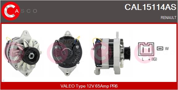 Generator Casco CAL15114AS von Casco