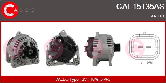 Generator Casco CAL15135AS von Casco