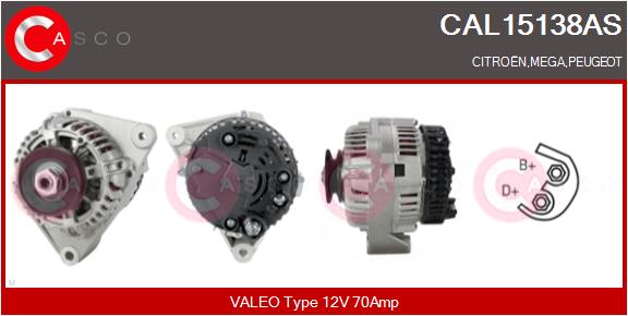 Generator Casco CAL15138AS von Casco