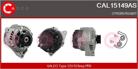 Generator Casco CAL15149AS von Casco