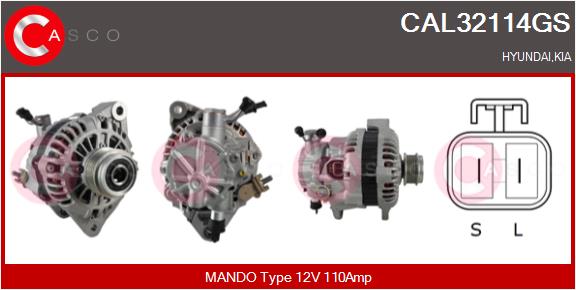 Generator Casco CAL32114GS von Casco