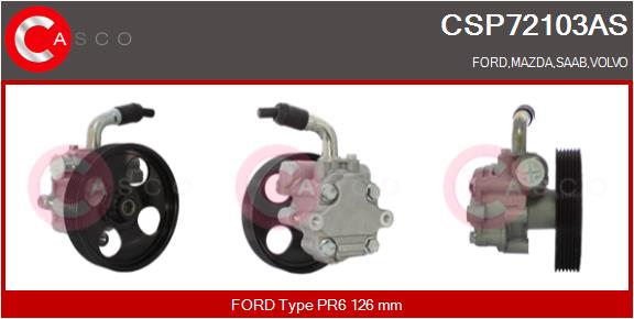 Hydraulikpumpe, Lenkung Casco CSP72103AS von Casco