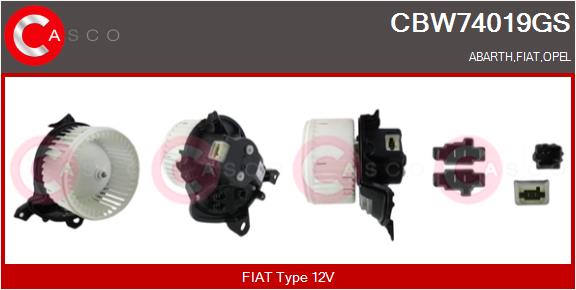 Innenraumgebläse Casco CBW74019GS von Casco