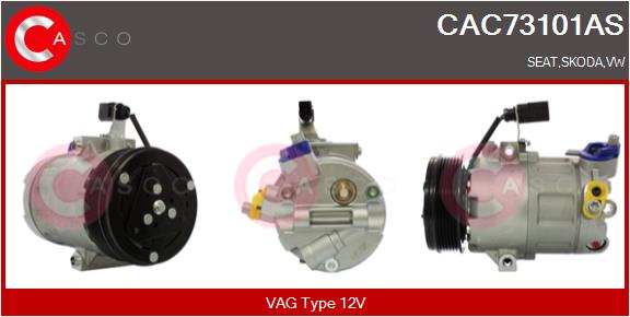 Kompressor, Klimaanlage Casco CAC73101AS von Casco