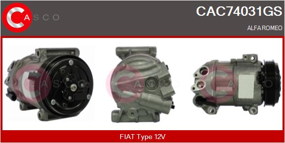 Kompressor, Klimaanlage Casco CAC74031GS von Casco