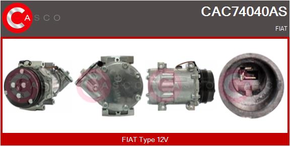 Kompressor, Klimaanlage Casco CAC74040AS von Casco