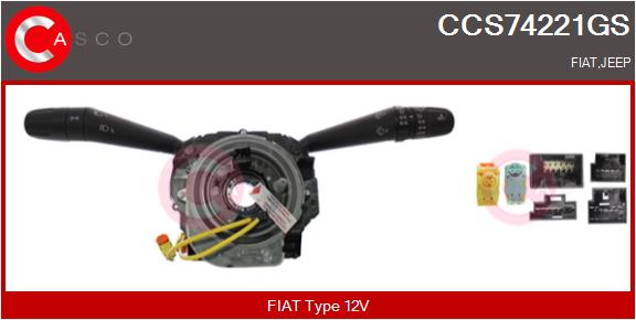 Lenkstockschalter Casco CCS74221GS von Casco