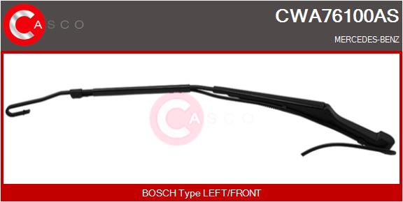 Wischarm, Scheibenreinigung links vorne Casco CWA76100AS von Casco