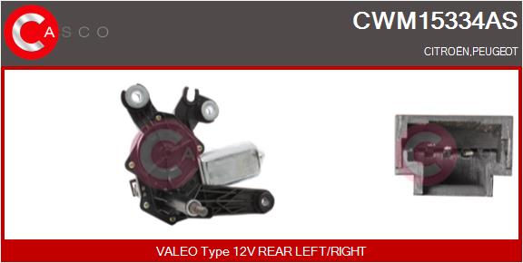 Wischermotor hinten Casco CWM15334AS von Casco