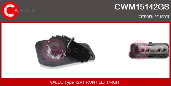 Wischermotor vorne Casco CWM15142GS von Casco