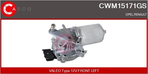 Wischermotor vorne Casco CWM15171GS von Casco