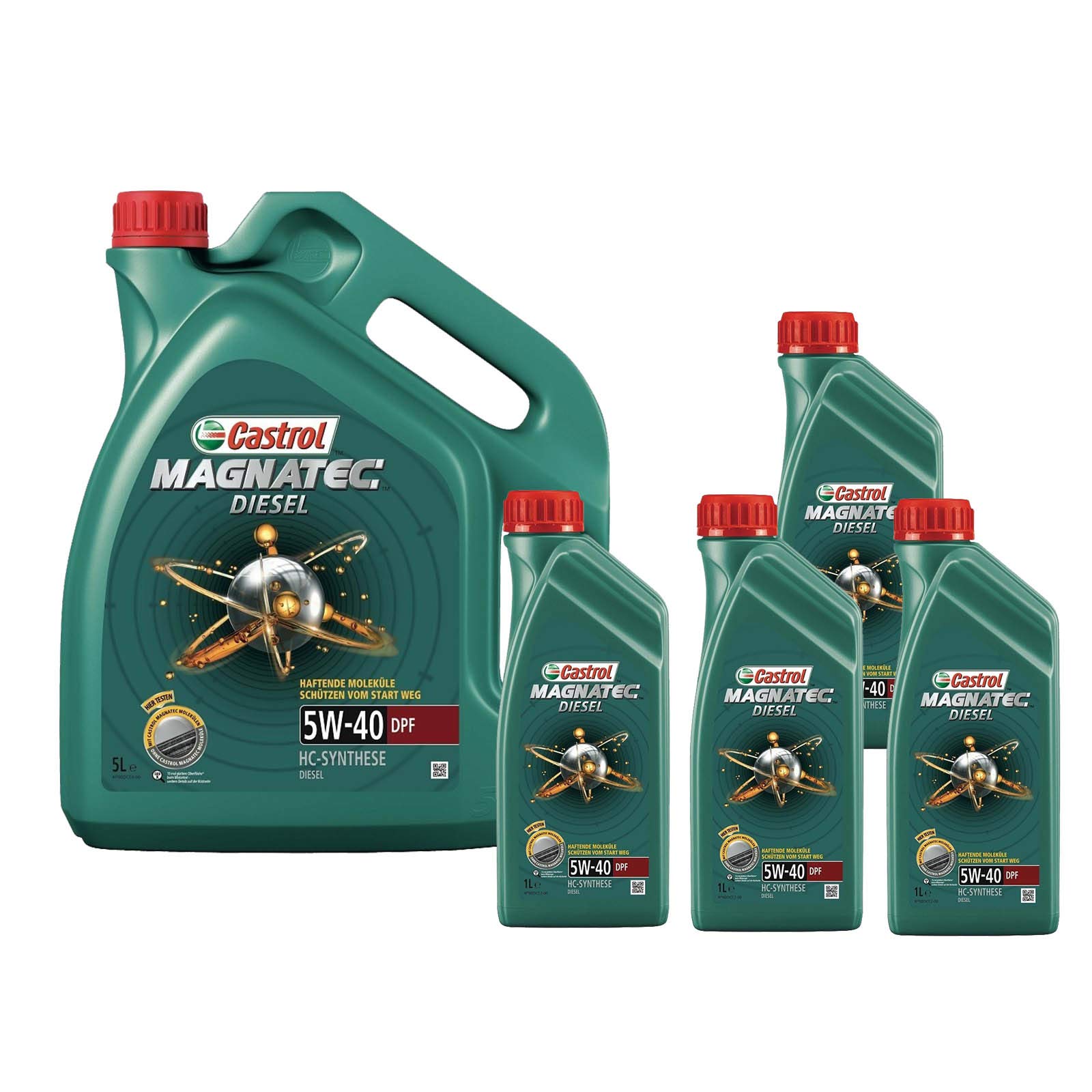 Motorenöl 5W-40 Magnatec Diesel DPF [9 L] von Castrol (SET1502BA9L) Öl Schmierung Motorenöl von Castrol Bundle