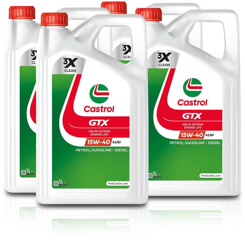 CASTROL 20 L GTX 15W-40 A3/B3 von Castrol Bundle