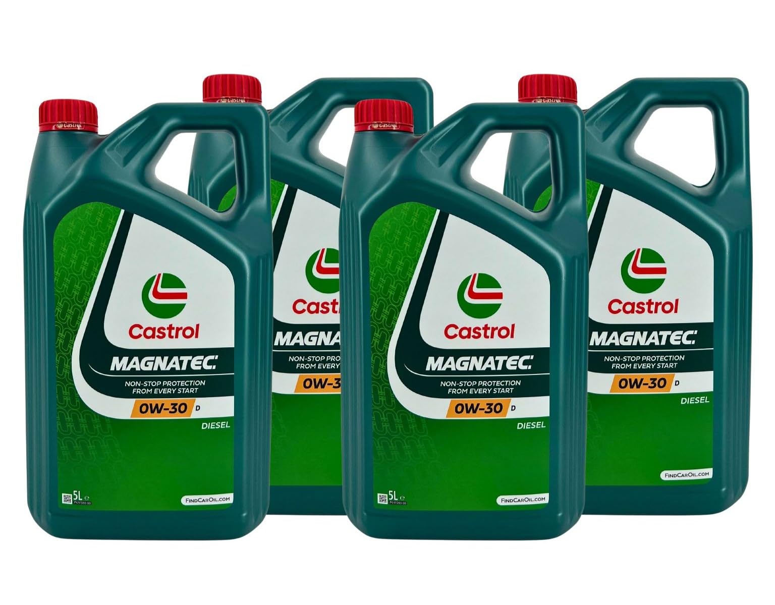 Motorenöl 0W-30 D Magnatec Stop Start [4x 5 L] von Castrol (SET159C6620L) Öl Schmierung Motorenöl von Castrol Bundle