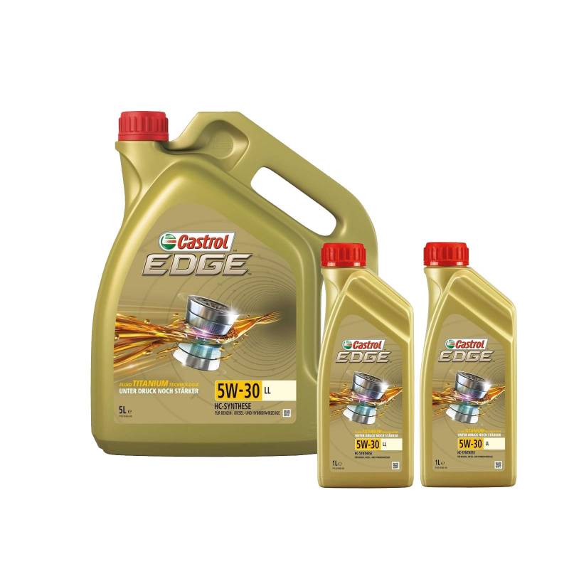 Motorenöl 5W-30 Edge Titanium C3 [7 L] von Castrol (SET1552FD7L) Öl Schmierung Motorenöl von Castrol Bundle