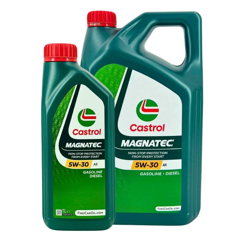 Motorenöl 5W-30 Magnatec Stop Start A5 [6 L] Castrol SET159A606L Öl Schmierung von Castrol Bundle