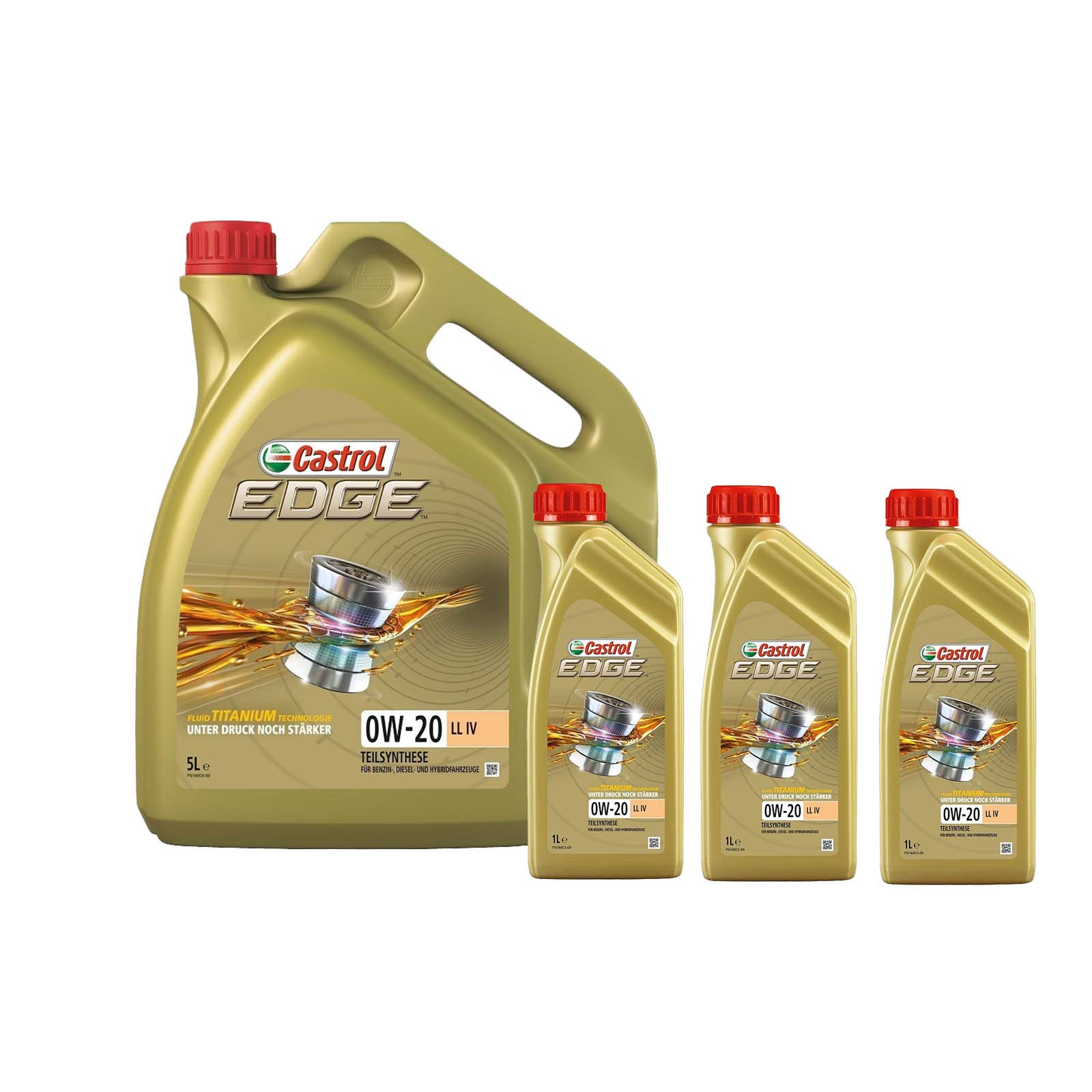 Motorenöl EDGE LL IV 0W-20 [8 L] von Castrol (SET15B1B38L) Öl Schmierung Motorenöl von Castrol Bundle