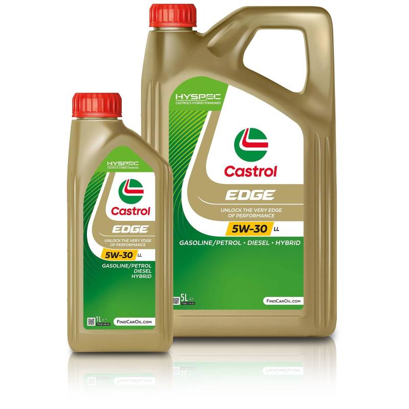 Castrol 1 L + 5 L = 6 Liter Edge Fluid Titanium 5W-30 LL Motoröl 6l von Castrol