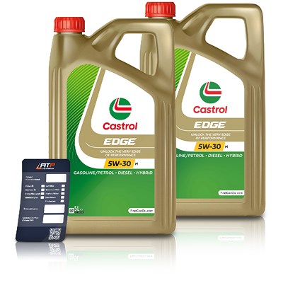 Castrol 10 L EDGE 5W-30 M + Ölwechsel-Anhänger [Hersteller-Nr. 15BF6C] von Castrol