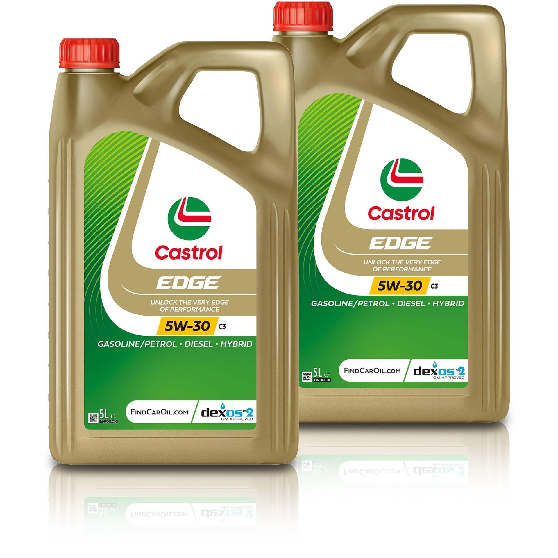 2x 5 L = 10 Liter Castrol Edge Fluid Titanium 5W-30 C3 Motoröl von Castrol