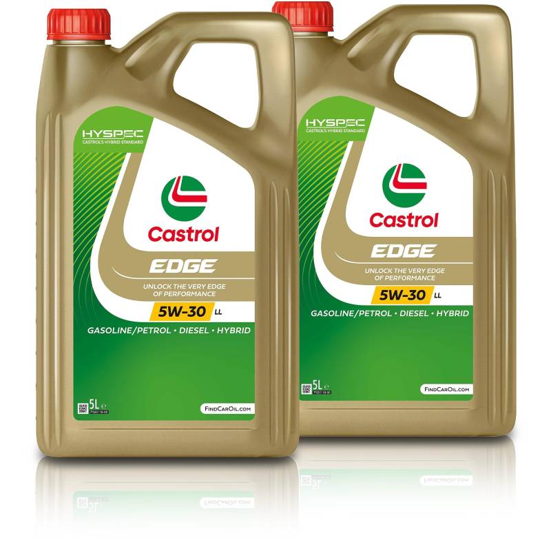 2x 5 L = 10 Liter Castrol Edge Fluid Titanium 5W-30 LL Motoröl von Castrol