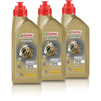 Castrol 3x 1 L TRANSMAX Manual trans 75W-90 [Hersteller-Nr. 15D700] von Castrol