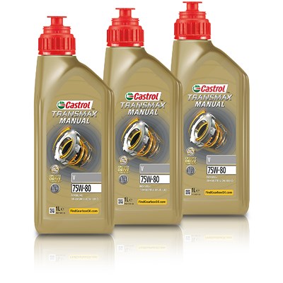 Castrol 3x 1 L Transmax Manual V 75W-80 [Hersteller-Nr. 15D971] von Castrol