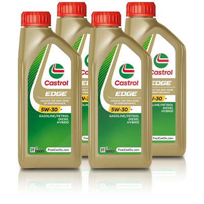 Castrol 4x 1 L EDGE 5W-30 M [Hersteller-Nr. 15BF68] von Castrol