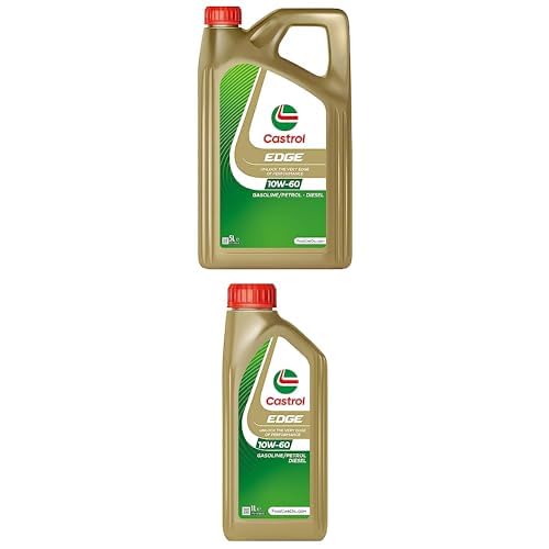 Castrol Bundle | Castrol EDGE 10W-60 Motoröl, 5L + 1L von Castrol