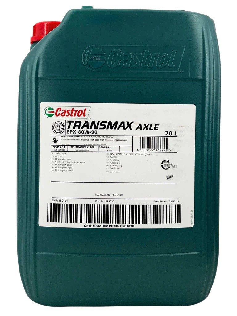 CASTROL Getriebeöl VW,AUDI,OPEL 15D761 von Castrol