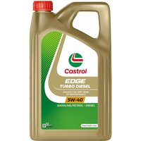 CASTROL Motoröl Castrol EDGE Turbo Diesel 5W-40 Inhalt: 5l, Synthetiköl 15F81B von Castrol