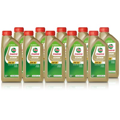 Castrol 10x 1 L EDGE 5W-30 LL [Hersteller-Nr. 15665F] von Castrol