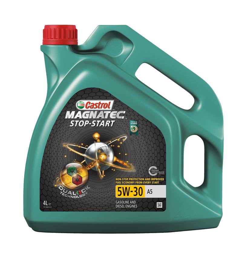 Castrol 15CA43 Magnatec Stop-Start 5W-30 A5 Motoröl, 4 Liter von Castrol