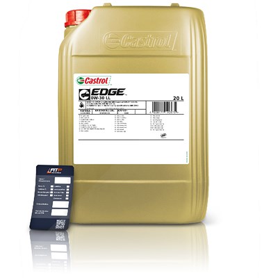 Castrol 20 L EDGE 0W-30 LL + Ölwechsel-Anhänger von Castrol