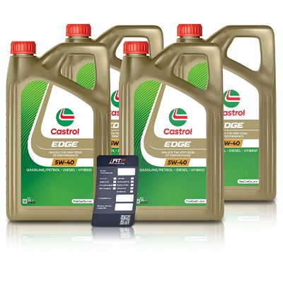 Castrol 20 L EDGE 5W-40 + Ölwechsel-Anhänger [Hersteller-Nr. 1535F1] von Castrol