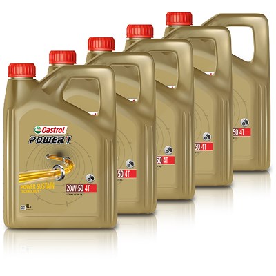 Castrol 20 L Power 1 4T 20W-50 [Hersteller-Nr. 15049B] von Castrol