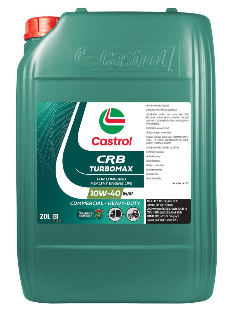 Castrol CRB Turbomax 10W-40 E4/E7 Motoröl, 20L von Castrol