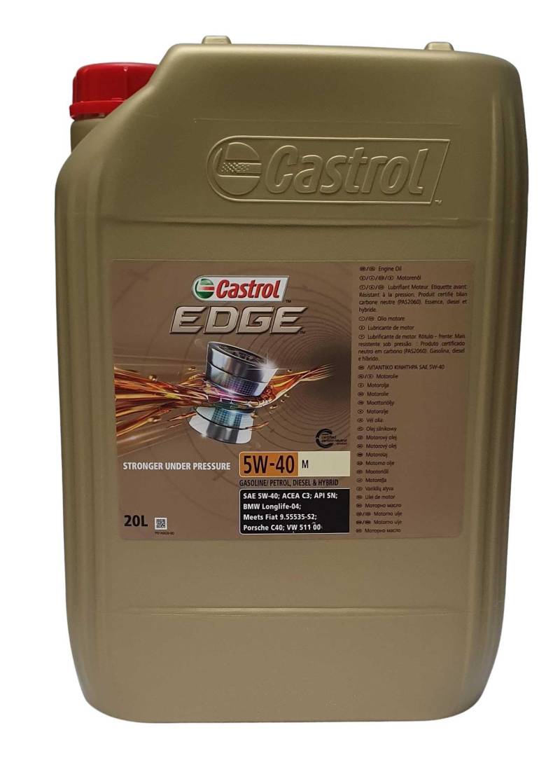 CASTROL 20L EDGE 5W-40 M 15D3AC von Castrol